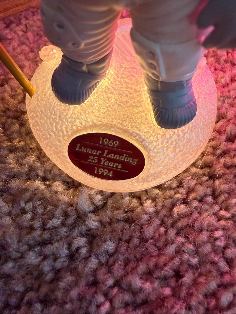 Hallmark Magic Ornament 25 years Lunar Landing 1994 - Picture 3 of 4